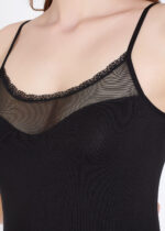 Maiou cu dantelă - Belinay 1101 - negru - imagine 5