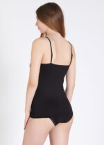 Maiou cu bretele ajustabile - Belinay 6011 - negru - imagine 4