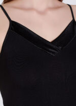 Maiou cu bretele ajustabile - Belinay 6011 - negru - imagine 6