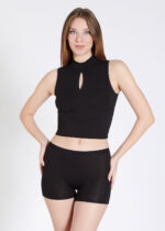 Set 2 chiloţi damă model boxer - Belinay 0829 - negru - imagine 2