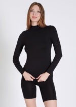 Bluză pe gât cu mânecă lungă - Belinay 0926