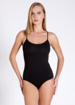 Body cu bretele subțiri - Belinay 0860 - negru - imagine 9