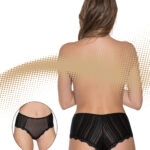 Set 2 chiloţi din dantelă cu talie înaltă - Belinay 3001