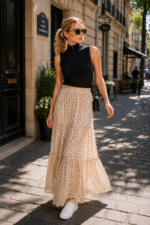 Bluză pe gât – Belinay 0995 - negru - imagine 5