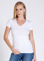 Bluză cu mânecă scurtă – Belinay 0984 - imagine 6