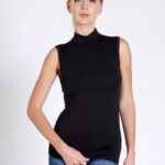 Bluză pe gât – Belinay 0995 - negru