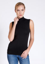 Bluză pe gât – Belinay 0995 - negru - imagine 2