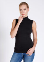 Bluză pe gât – Belinay 0995 - negru - imagine 3