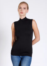 Bluză pe gât – Belinay 0995 - negru - imagine 4