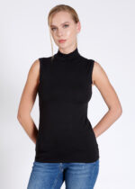 Bluză pe gât – Belinay 0995 - negru - imagine 5