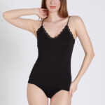 Maiou cu dantelă - Belinay 6001 - negru