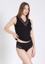 Maiou cu dantelă din material reiat – Belinay 6503 - imagine 3