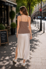 Maiou cu bretele ajustabile – Belinay 1063 - vizon - imagine 7