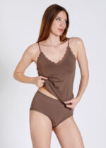 Maiou cu dantelă - Belinay 6001 - vizon - imagine 4