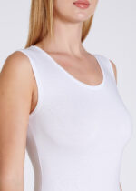 Body cu bretele late - Belinay 0816 - alb - imagine 11