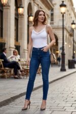 Maiou cu dantelă - Belinay 1134 - alb